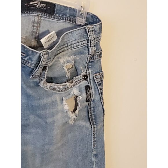 Women's Silver Jeans Co. Jeans, W34/L32, Light Blue - Picture 6 of 8